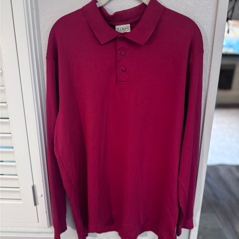 L.L. Bean Men's Polo Shirt 100% Pima Cotton
